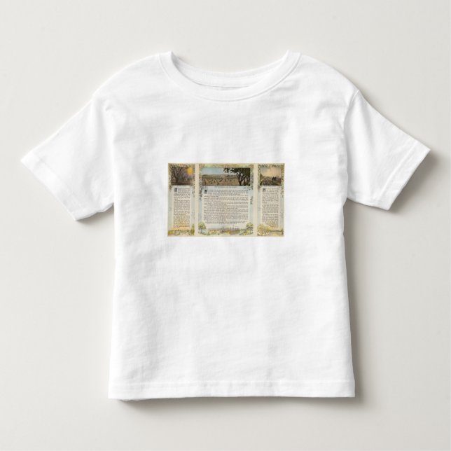 T-shirt Pour Les Tous Petits Verso le comté d'Alameda (Devant)
