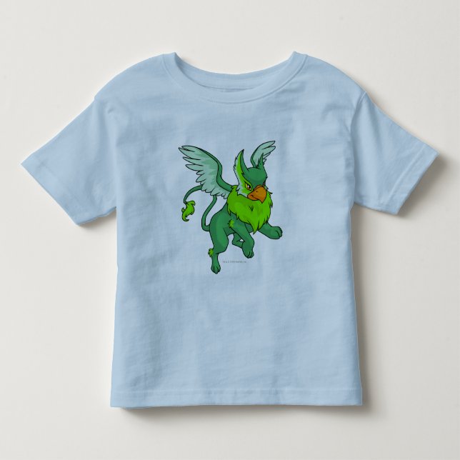 T-shirt Pour Les Tous Petits Vert d'aire (Devant)