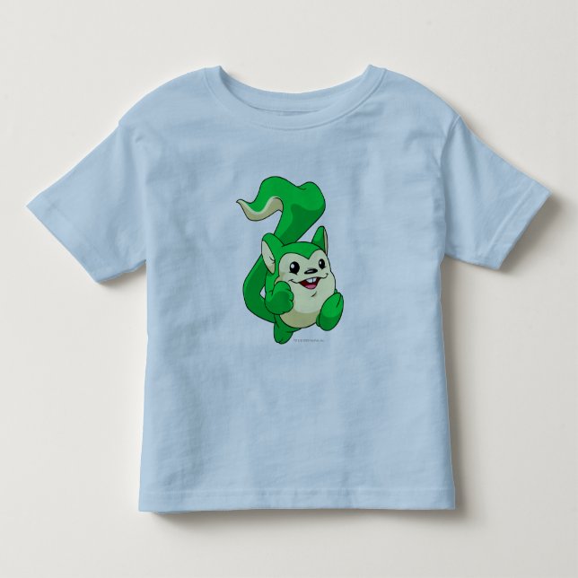 T-shirt Pour Les Tous Petits Vert de Meerca (Devant)