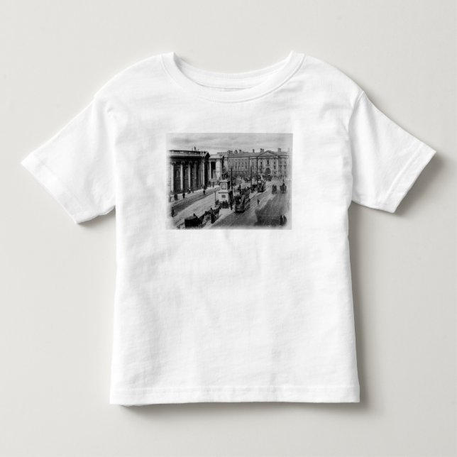 T-shirt Pour Les Tous Petits Vert d'université, Dublin, c.1900 (Devant)