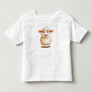 T-shirt Pour Les Tous Petits 🐑 Vêtement Enfant Mignon Ferme Mouton ✨