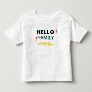 T-shirt Pour Les Tous Petits Vêtements d'été pour enfants Blanc Tout-petit