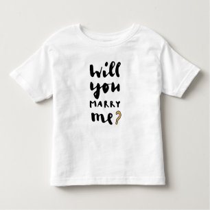 T-shirt Pour Les Tous Petits Veux-tu m'épouser ?