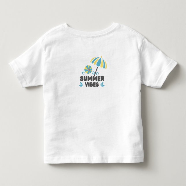 T-shirt Pour Les Tous Petits Vibes d'été (Dos)