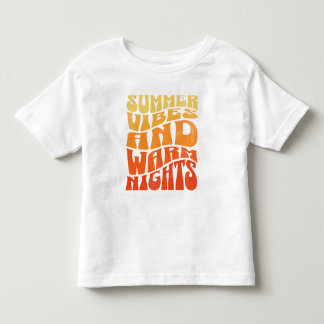 T-shirt Pour Les Tous Petits Vibes d'été Soirées chaudes