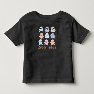 T-shirt Pour Les Tous Petits Vibes effrayants pour enfants Halloween