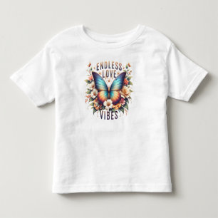 T-shirt Pour Les Tous Petits Vibrations d'amour sans fin Papillon Art-96281