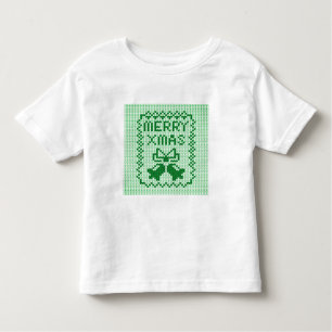 T-shirt Pour Les Tous Petits Vilain chandail motif sonneries cloches et Joyeux
