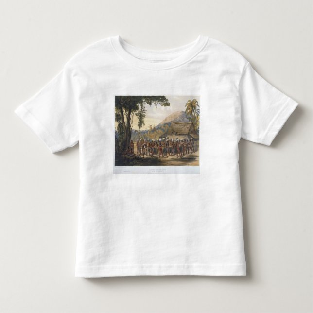T-shirt Pour Les Tous Petits Village Anai de Caribi, près de la rivière (Devant)