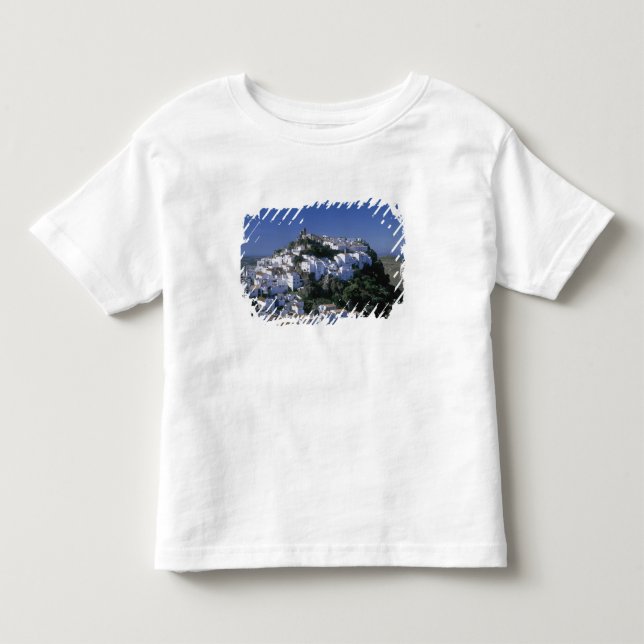 T-shirt Pour Les Tous Petits Village blanc de Casares, Andalousie, Espagne (Devant)