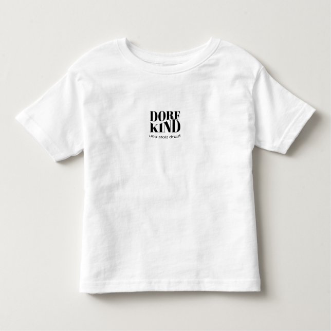 T-shirt Pour Les Tous Petits Village Enfant et fierté (Devant)
