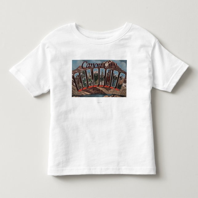 T-shirt Pour Les Tous Petits Ville de Canon, le Colorado - grandes scènes de (Devant)