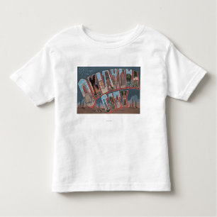 T-shirt Pour Les Tous Petits Ville d'Oklahoma, l'Oklahoma (gisements de