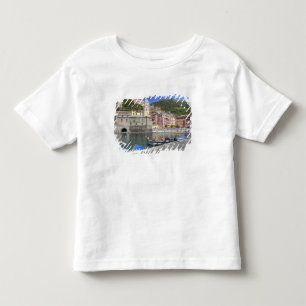 T-shirt Pour Les Tous Petits Ville en pente de Vernazza, Cinque Terre, Ligurie