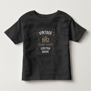 T-shirt Pour Les Tous Petits Vintage 1951 Limited Edition Personnalisé