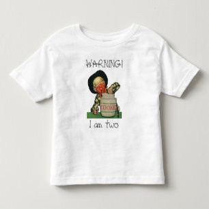 T-shirt Pour Les Tous Petits Vintage Cowboy dans Cookie Jar, Attention, je suis