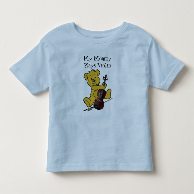 T-SHIRT POUR LES TOUS PETITS VIOLIN BEAR-T-SHIRT (Devant)