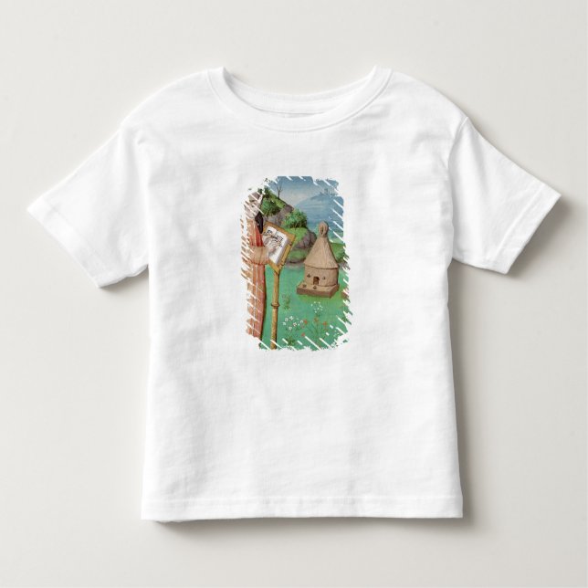 T-shirt Pour Les Tous Petits Virgil écrivant la vie des abeilles (Devant)
