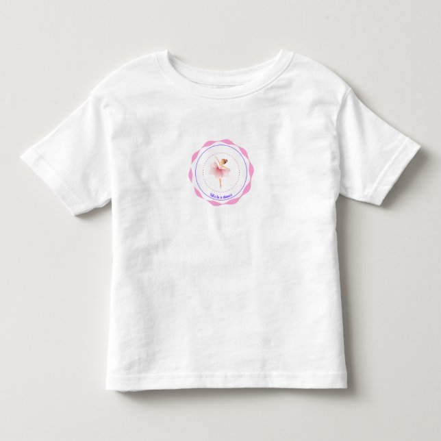 T-shirt Pour Les Tous Petits Vis ta vie heureuse (Devant)