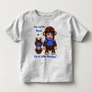 T-shirt Pour Les Tous Petits Visage de singe (Chemise pour les garçons)