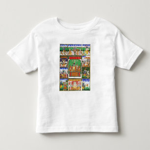 T-shirt Pour Les Tous Petits Vishnu au centre de ses dix avatars, Jaipur, R