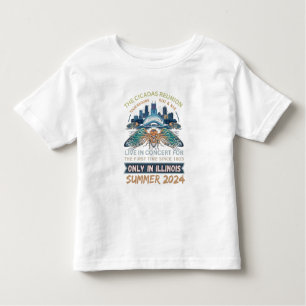 T-shirt Pour Les Tous Petits Visite de concert du Canada 2024 Illinois Cicada B