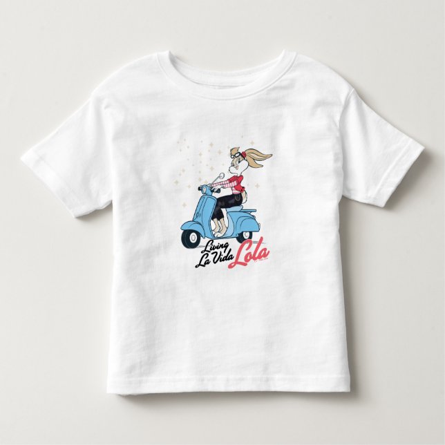 T-shirt Pour Les Tous Petits Vivre La Vida Lola Scooter Graphic (Devant)