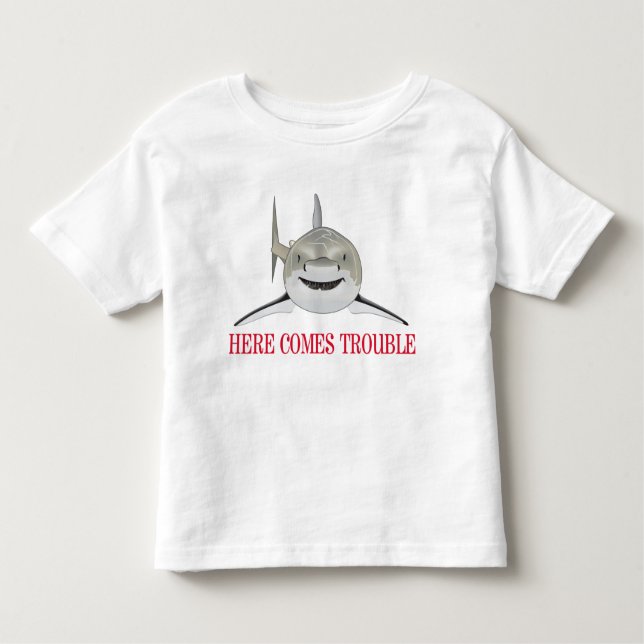 T-shirt Pour Les Tous Petits Voici Les Problèmes (Devant)