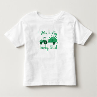 T-shirt Pour Les Tous Petits Voici Ma Chance Chemise Tracteur Saint Patrick's D