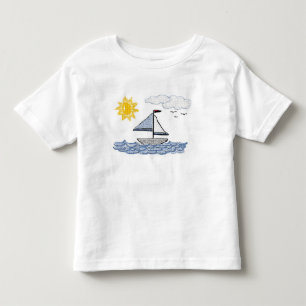 T-shirt Pour Les Tous Petits Voilier C