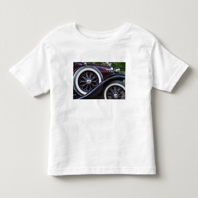 T-shirt Pour Les Tous Petits Voiture classique Ford A 1930 (Devant)