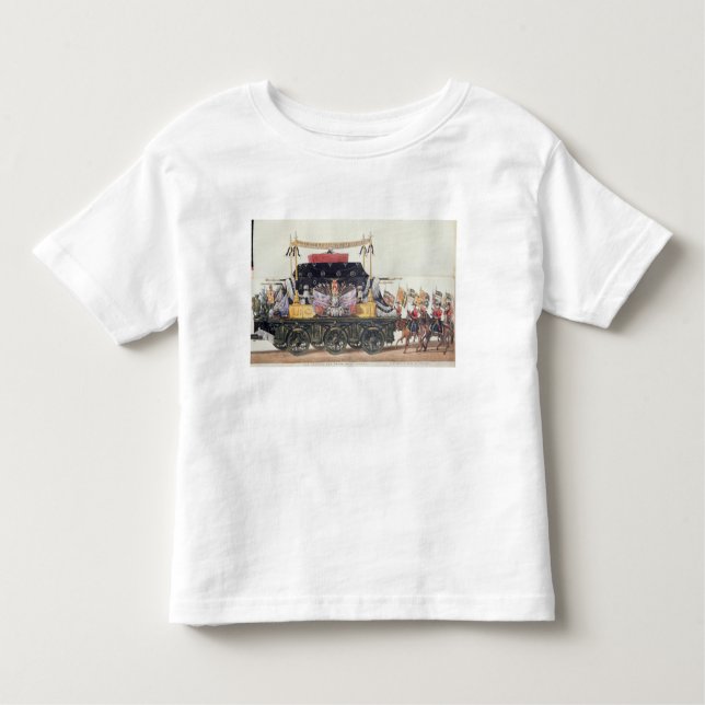 T-shirt Pour Les Tous Petits Voiture funèbre du duc de Wellington, 1853 (Devant)