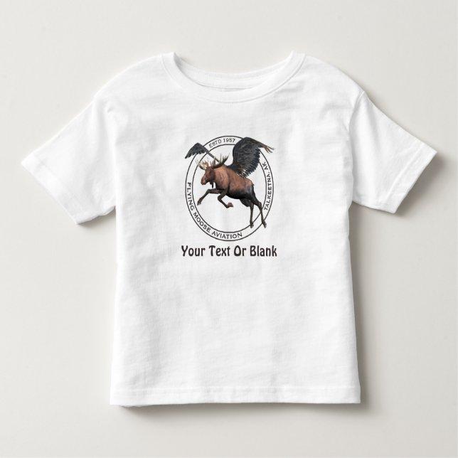 T-shirt Pour Les Tous Petits Vol de Moose Aviation (Devant)