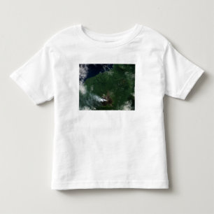 T-shirt Pour Les Tous Petits Volcan d'Ulawun de sommet de New Britain