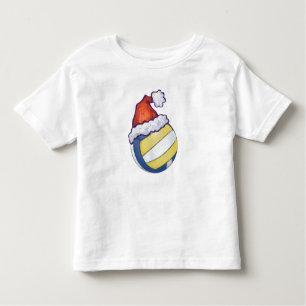 T-shirt Pour Les Tous Petits Volley-ball avec Casquette de Noël