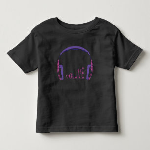 T-shirt Pour Les Tous Petits Volume des écouteurs