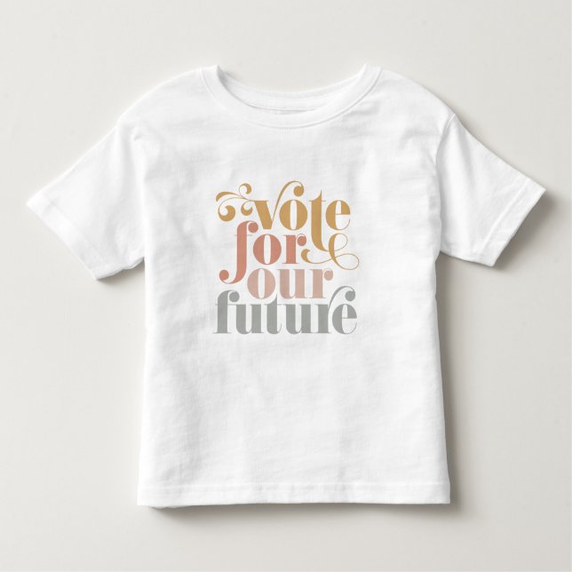 T-shirt Pour Les Tous Petits Votez Pour Nos Filles D'élection Futures (Devant)