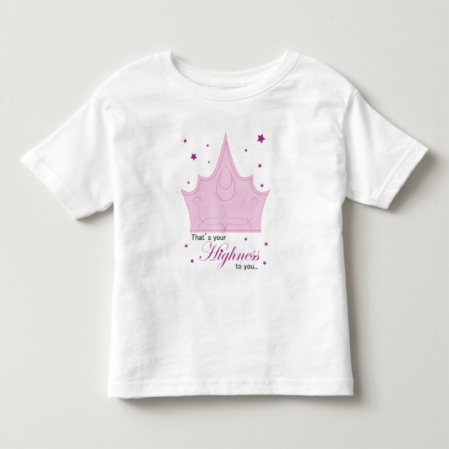 T-shirt Pour Les Tous Petits Votre Altesse (Devant)