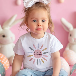 T-shirt Pour Les Tous Petits Vous Êtes Mon Soleil   Cute Rainbow Pastel