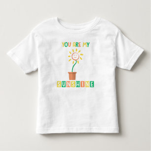 T-shirt Pour Les Tous Petits Vous Êtes Mon Sunshine : Conception De Tournesol R
