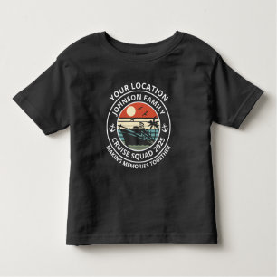 T-shirt Pour Les Tous Petits Voyage de croisière sur mesure en groupe familial