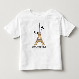 T-shirt Pour Les Tous Petits Voyage sur mesure à Paris Chic Tour Eiffel