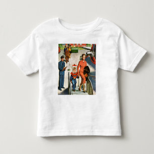 T-shirt Pour Les Tous Petits Voyageur spatial