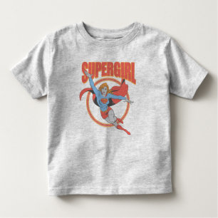 T-shirt Pour Les Tous Petits Vrai Vintage Supergirl Flying Graphic