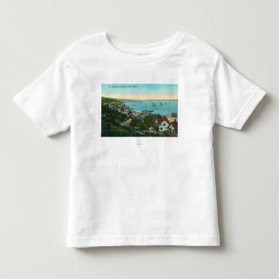T-shirt Pour Les Tous Petits Vue aérienne de fort Rosecrans et de ville