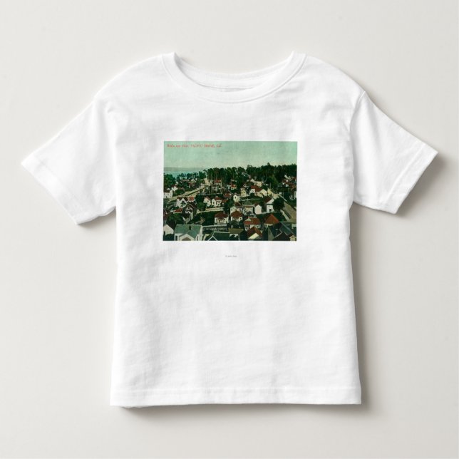 T-shirt Pour Les Tous Petits Vue aérienne de la ville 4 (Devant)