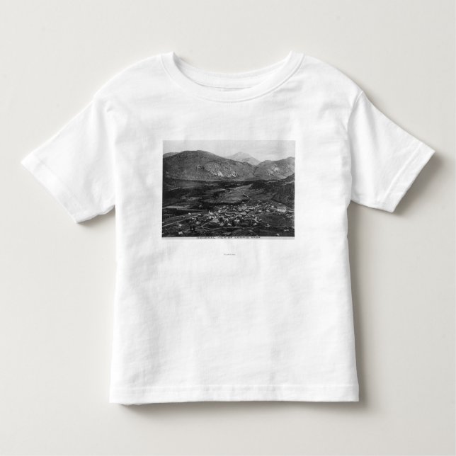 T-shirt Pour Les Tous Petits Vue aérienne de la ville 7 (Devant)