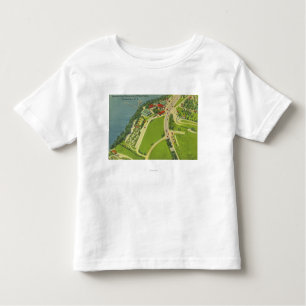 T-shirt Pour Les Tous Petits Vue aérienne de parc de Roseland