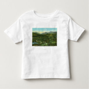 T-shirt Pour Les Tous Petits Vue aérienne de ville avec la montagne de Hurrican