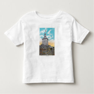 T-shirt Pour Les Tous Petits Vue aérienne de Washington StreetOakland, CA